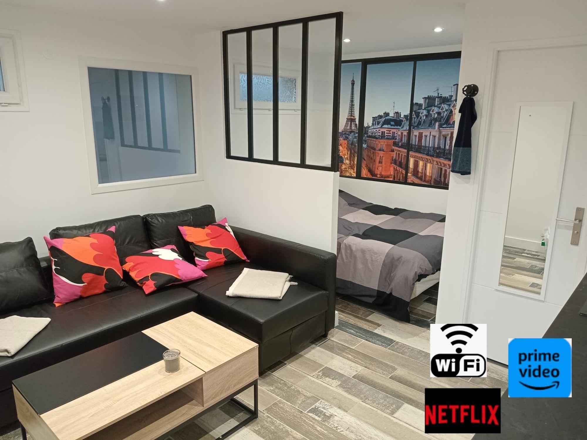 Studio Neuf Joliment Decore A 5 Min De L'Aeroport Athis-Mons Exteriör bild